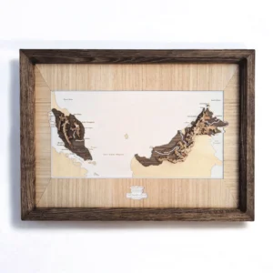 Malaysia Wooden Map Art